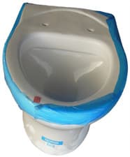 Image of Roca Georgia Wall Hung Pan only in WHITE A 346417 170