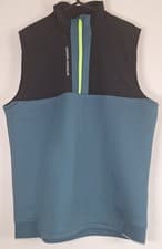 Image of Under Armour UA Storm Daytona Golf Water Repellent Vest Mens Black Static Blue