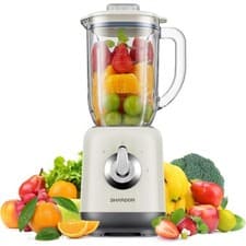 Image of Blender Smoothie Maker 1L Glass Jug 6 Blade Ice Crushing Machine SHARDOR