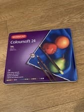 Image of Derwent Coloursoft 24 soft colour pencils art