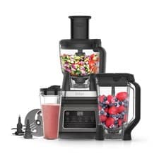 Image of Ninja 3-in-1 Food Processor | Auto-iQ, Blender, 1200W | REFURB | BN800UK