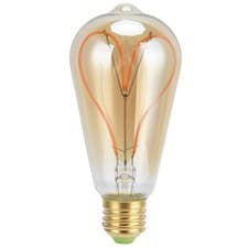 Image of Vintage Light Bulb E27 4W High Light Transmittance Flexible Spiral Filament A ;;