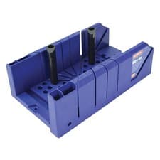 Image of Faithfull Plastic Mitre Box with Pegs 310mm (12.1/4in)