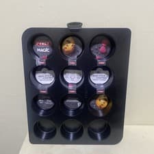 Image of Pyrex Magic 12 Cup Bun Muffin Tray - Fairy Cake Non Stick Black 6cm Diameter