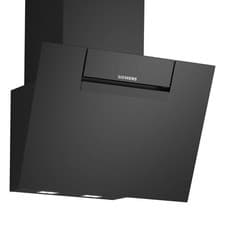 Image of Siemens iQ300 60cm Angled Chimney Hood - Black LC67KFN60B