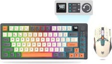 Image of 75 % Wireless Gaming Keyboard and Mouse Combo, Mechanical Keyboard + 3D 1600D
