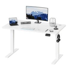 Image of 120x60cm Height Adjustable Desk Electric Standing Desk Home Office Memory Preset