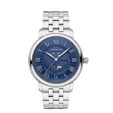 Image of Montblanc Star Legacy Full Calendar 42mm Midnight Blue Moonphase Watch £4,750 UK