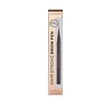 Image of Revolution Hair Stroke Brow Pen, Light Brown with Ultra Fine Flexible Tip 0.5ml