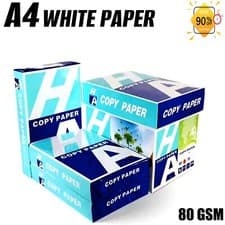 Image of A4 COPIER PAPER PRINTER WHITE 1 2 3 4 5 REAMS OF 500 SHEETS PHOTOCOPY STATIONARY