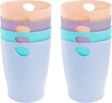 Image of Exacompta - Ref. 45396D - Set of 8 waste paper bins with ECOBIN handles - large