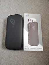 Image of Official ASUS ROG Ally Travel Case Cover Black, Scratch-Resistant, Zip-In