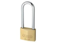 Image of ABUS Mechanical 65/50Mm Brass Padlock 80Mm Long Shackle Carded ABU6550LSC