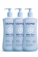 Image of 3x Calypso After Sun Moisturising Lotion Family Size 500ml Soothing Skin Care