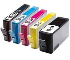 Image of 5 CHIPPED Ink Cartridge 364XL for HP 5520 5524 6510 6520 7510 PRINTERS PHOTO
