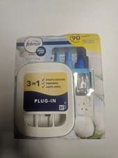 Image of Febreze 3volution Plug in Air Freshener Starter Kit Cotton Fresh New Sealed