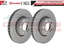 Image of FOR MERCEDES C CLASS W205 FRONT BREMBO BRAKE DISC DISCS 318mm A0004212112