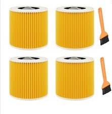 Image of 4Pack Replacement Filter For Karcher Wet and Dry WD2 WD3.500 WD3 WD2 Plus Vacuum