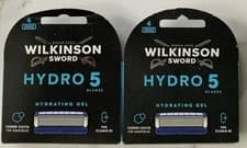 Image of WILKINSON SWORD Hydro 5 X2 8 Men’s Razor Blades Hydrating Gel Sensitive Shaving