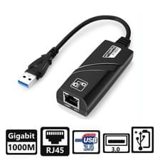 Image of USB 3.0 to Gigabit Ethernet Adapter 1000Mbps RJ45 Network Card for Windows Mac