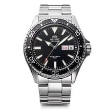 Image of Orient Automatic Mechanical Men's Diver Watch Waterproof Black Dial Wristwatch