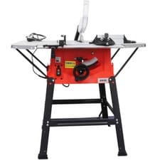 Image of Excel 250mm Table Saw 240V with Legstand Side Extensions & Blade 1800W