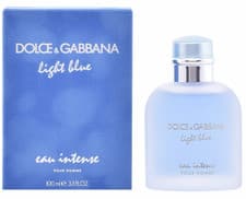 Image of Dolce & Gabbana Light Blue Eau Intense 100ml Eau De Parfum Spray For Men -  NEW