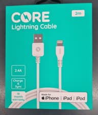 Image of Core USB Cable 2M For iPhone, iPad ,ipod.