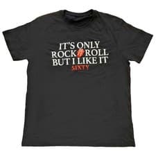 Image of The Rolling Stones Sixty Its Only RNR but I like it Foiled Print T Shirt