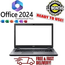 Image of Acer Aspire E5-771 17.3" Inch Win 10 Office 2024 i5 8GB 128GB SSD 500GB Laptop