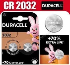 Image of Duracell 2032 Battery CR2032 BR2032 DL2032 3v Coin Lithium Cell Button Batteries
