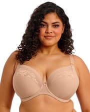 Image of Elomi Nerina Bra Plunge Underwired Lifting Lace Bow Womens Lingerie 302734