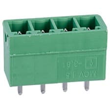 Image of Phoenix Contact MCV 1,5/ 4-G-3,81 4 Way Terminal Block Header 8A 160V 3.81mm