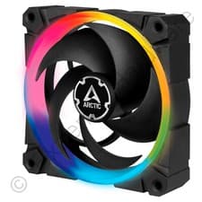Image of Arctic BioniX P120 A-RGB Pressure-Optimised 120mm PWM Case Fan Addressable RGB