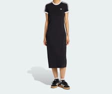 Image of adidas Originals Women's 3 STRIPES Slim Fit DRESS Black