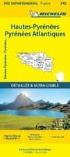 Image of Michelin Hautes-Pyrénées Pyrénées-Atlantiques - Michelin Local Map 342 (Map)