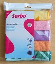 Image of Sorbo 5 Extra Large Microfibre Multipurpose Cleaning Cloths *BRAND NEW* 🆓 🚚