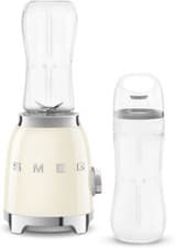 Image of Smeg PBF01CRUK Retro 50’s Style Personal Blender, 2x BottlesGo, 2 Speed in Cream