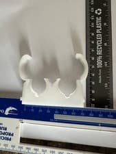 Image of Talon 10mm15mm Double Snap Lid Pipe Clips-Plastic Hinged Snap Fit- Pack 1-100