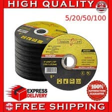 Image of 100 x 125mm ULTRA THIN 1mm METAL CUTTING BLADE DISC FOR STEEL & STAINLESS ANGLE
