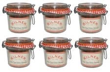Image of 6 Round Clip Top Storage Jar Kilner Glass Preserve Jar Jam Herbs Chutney 500ML