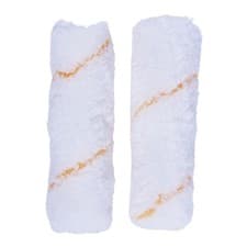 Image of 2 Piece 100mm (4") short pile (9mm) roller sleeve - microfibre