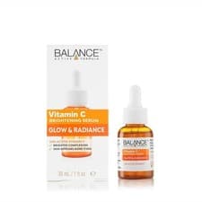 Image of 2 x Balance Vitamin C Brightening Serum Glow & Radiance 30ml