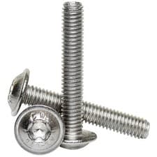 Image of M6 / 6mm A2 STAINLESS STEEL TORX FLANGED BUTTON SCREWS HEXOBULAR SIX LOBE TX30