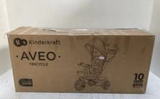 Image of Kinderkraft AVEO Trike Foldable Tricycle adjustable handle Pink (Ex-Display)