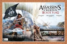 Image of Assassin's Creed IV Black Flag PS4 Original 2013 Vintage Ad - Video Game Promo