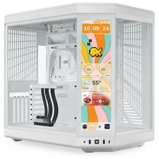 Image of Hyte Y70 Touch Infinite Snow White Dual Chamber ATX PC Case
