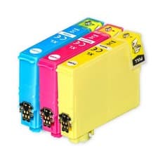 Image of 3 C/M/Y Ink Cartridges XL to replace Epson T2712, T2713, T2714 (27XL) Compatible
