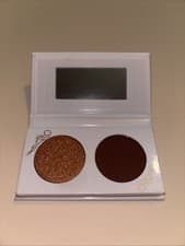 Image of Luvia Cosmetics 2 Pan Eyeshadow Palette Vegan Rich Nude Colours Matte & Shimmer