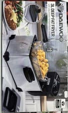 Image of Daewoo Deep Fat Fryer With Adjustable Temperature Control 2000W 3 Litre - Silver